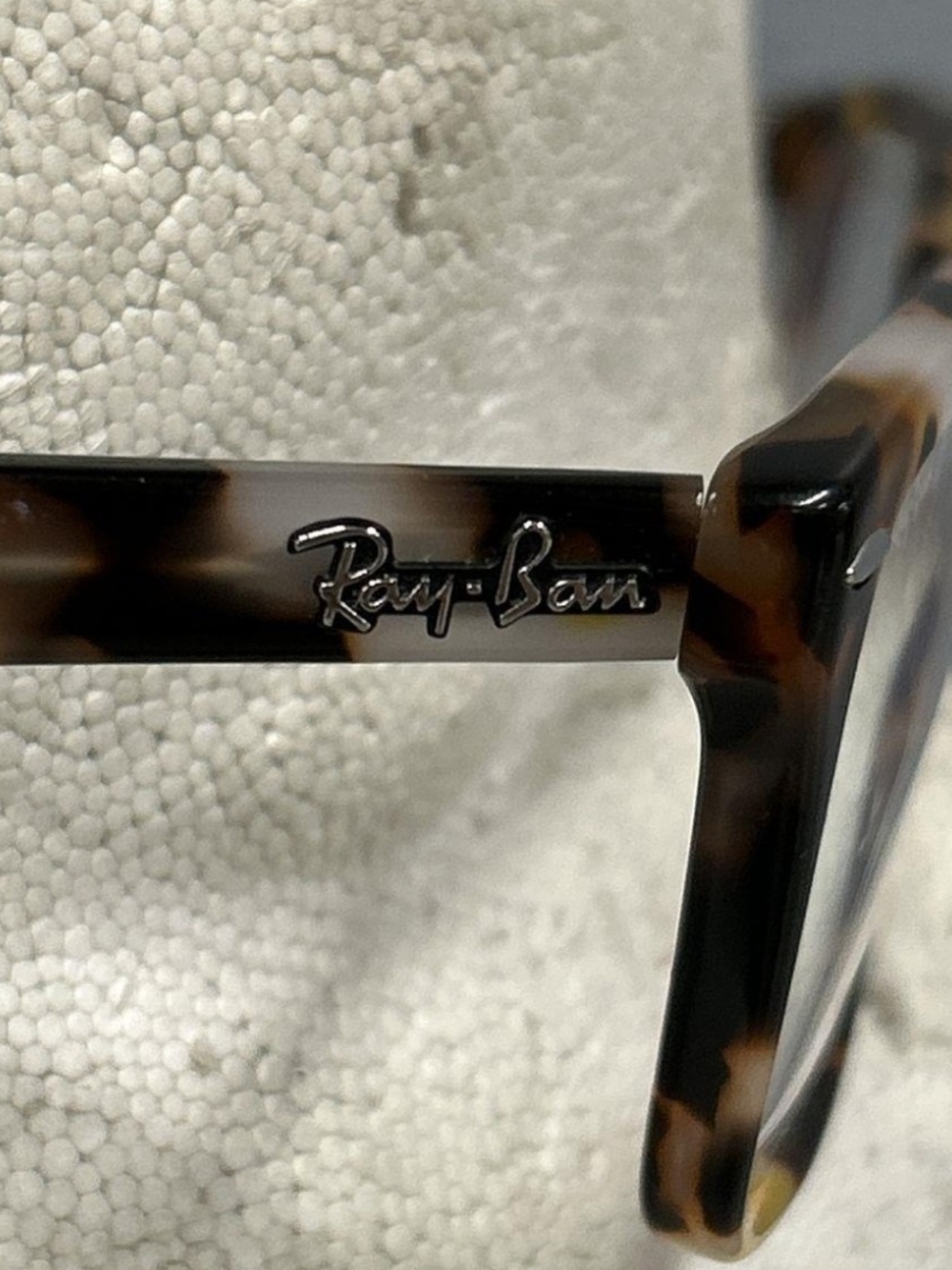 Ray-Ban Tortoiseshell Rectangular Eyeglasses - Picture 2 of 7